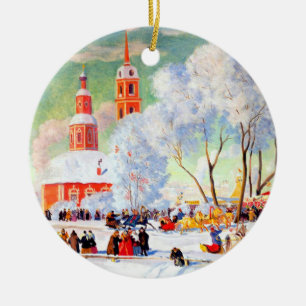 Russian Art Custom Christmas Gift Ornaments