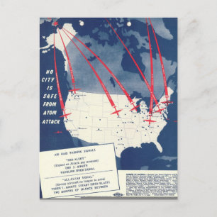 Russian Atomic Threat Postcard
