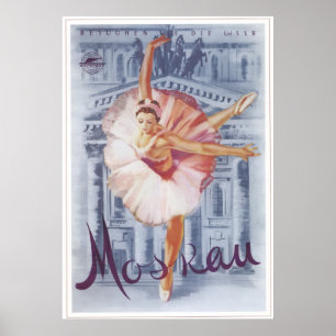 "Russian Ballet" USSR Soviet Union 1959 Poster