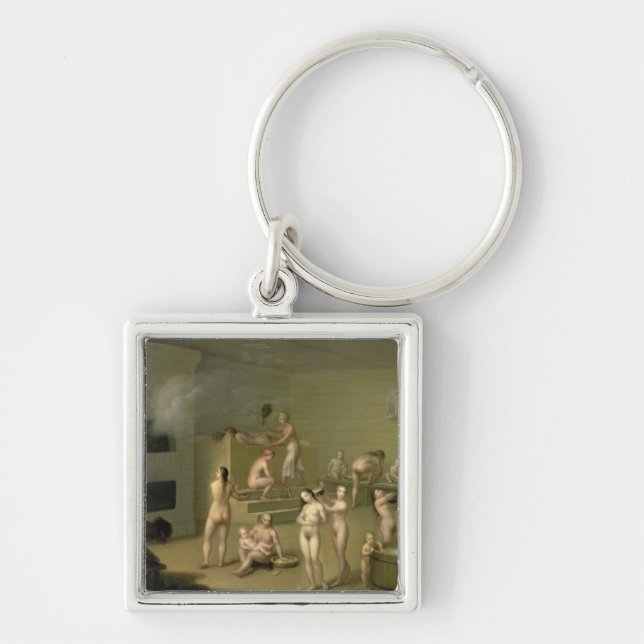 Russian Bath, 1825 Key Ring (Front)