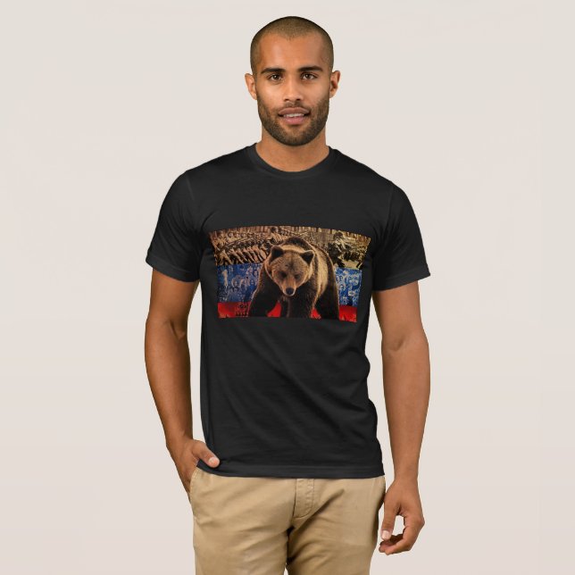 Russian Bear T-Shirt (Front Full)