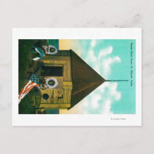 Russian Block House in St. Michael, Alaska Postcard