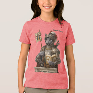 Russian Blue Conquistador Cat – Honor & Legacy Tri-Blend Shirt