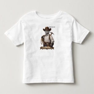 Russian Blue Cowboy Cat – Building Freedom Toddler T-Shirt