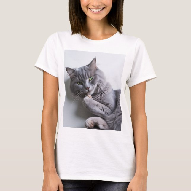 Russian Blue cute appearance T-Shirt (Front)