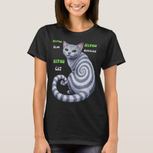 Russian Blue Hypno Cat T-Shirt