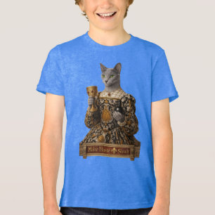 Russian Blue Lucrezia de Médici Cat Tri-Blend Shirt