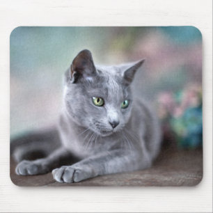 Russian Blue Mouse Mat