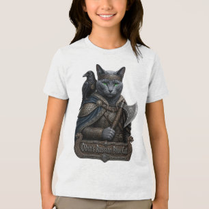 Russian Blue Noble Odin’s Cat Tri-Blend Shirt