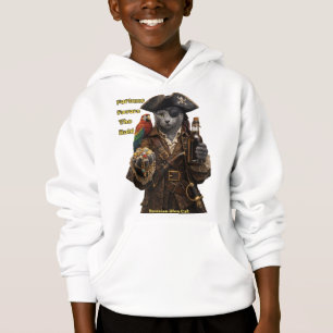 Russian Blue Pirate Cat – Fortune Favors The Bold