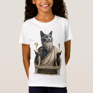 Russian Blue Socrates Cat T-Shirt