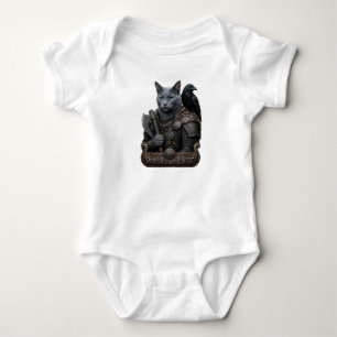 Russian Blue Veteran Odin’s Cat Baby Bodysuit
