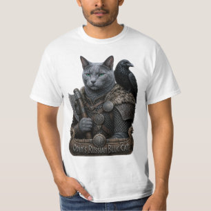 Russian Blue Veteran Odin’s Cat T-Shirt