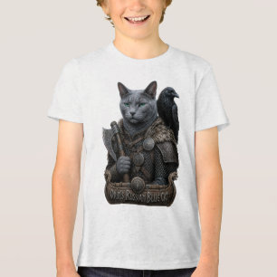 Russian Blue Veteran Odin’s Cat Tri-Blend Shirt