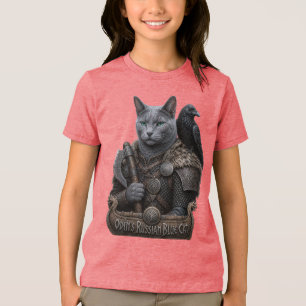 Russian Blue Veteran Odin’s Cat Tri-Blend Shirt