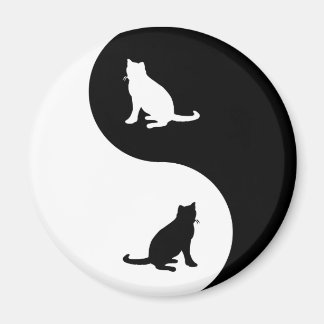 Russian Blue Yin Yang Magnet