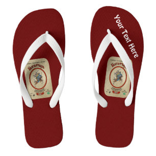 Russian Bogatyr Beer Flip Flops