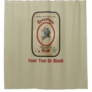 Russian Bogatyr Beer Shower Curtain