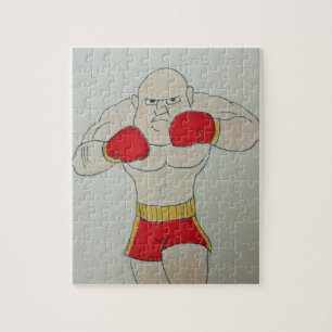 Russian Boxer Sketch Photo Puzzle