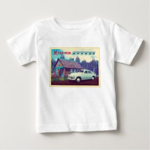 Russian Car And Dacha Baby T-Shirt