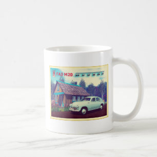 Russian Car And Dacha Coffee Mug