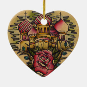 Russian Church Ceramic Tree Decoration
