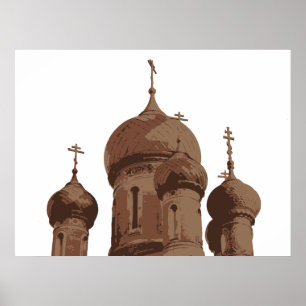 Russian Church Poster