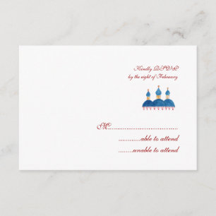 Russian Church RSVP Card