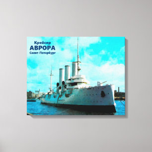 Russian Cruiser Aurora Canvas Print