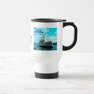 Russian Cruiser Aurora Travel Mug