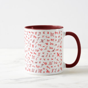Russian Cyrillic Alphabet Mug