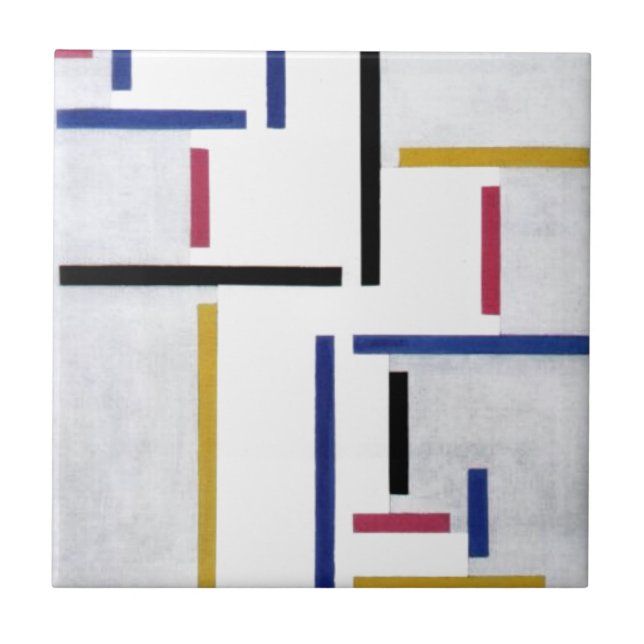 Russian Dance by Theo van Doesburg Tile (Front)