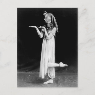 Russian dancer in Cleopatra costume Postcard