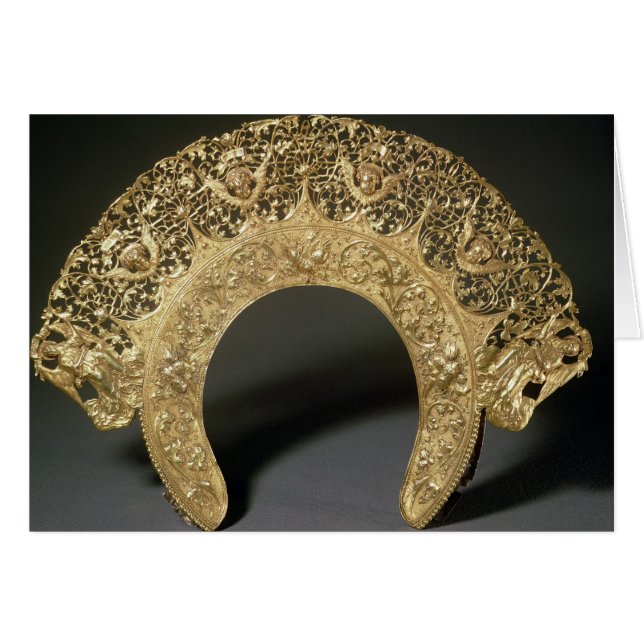 Russian diadem with filigree work (Front Horizontal)