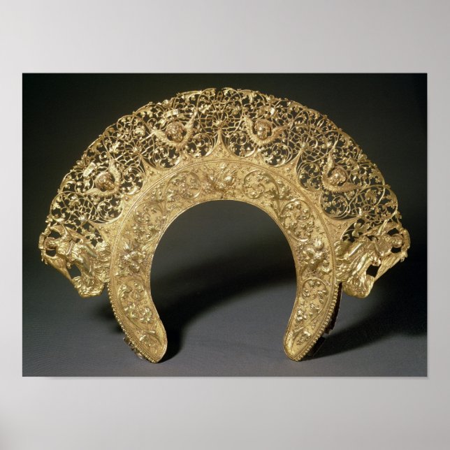 Russian diadem with filigree work poster (Front)