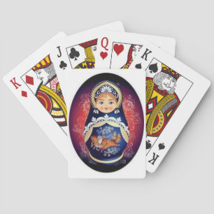 Russian Doll Babushka Playing Cards