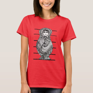 Russian Doll Pink Red T-Shirt