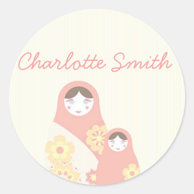 Russian Doll Sticker (Front)