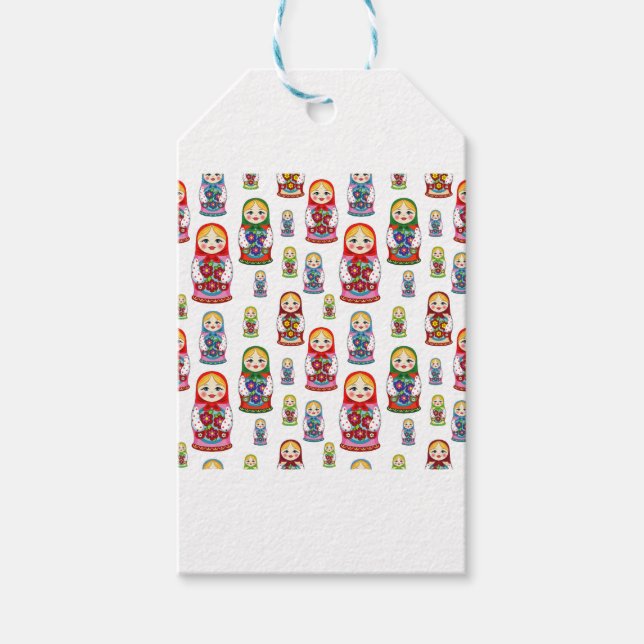 russian dolls gift tags (Front)