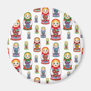 russian dolls magnet