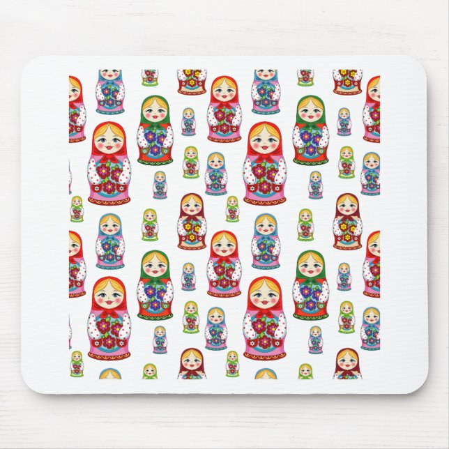 russian dolls mouse mat (Front)