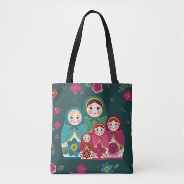 Russian Dolls Tote Bag (Front)