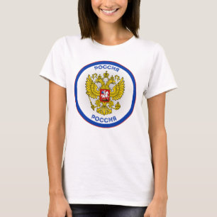 Russian double-headed eagle Circle Shape T-Shirt
