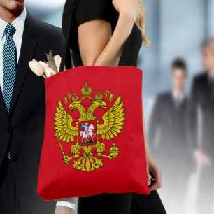 Russian Eagle Tote, Russia fashion bag, Russia Tote Bag