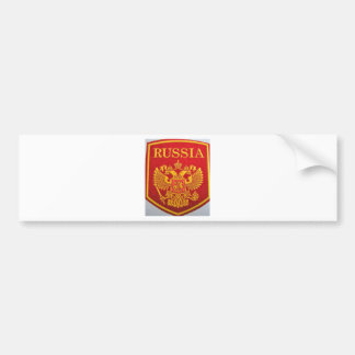 russian emblem george and dragon bumper sticker