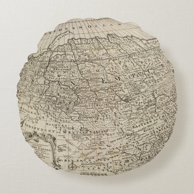 Russian Empire 2 2 Round Cushion (Front)