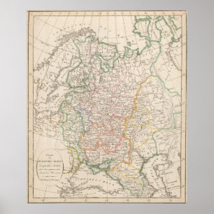 Russian Empire, Europe Antheil Poster