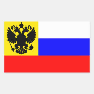 Russian Empire Flag (1914–1917) Rectangular Sticker