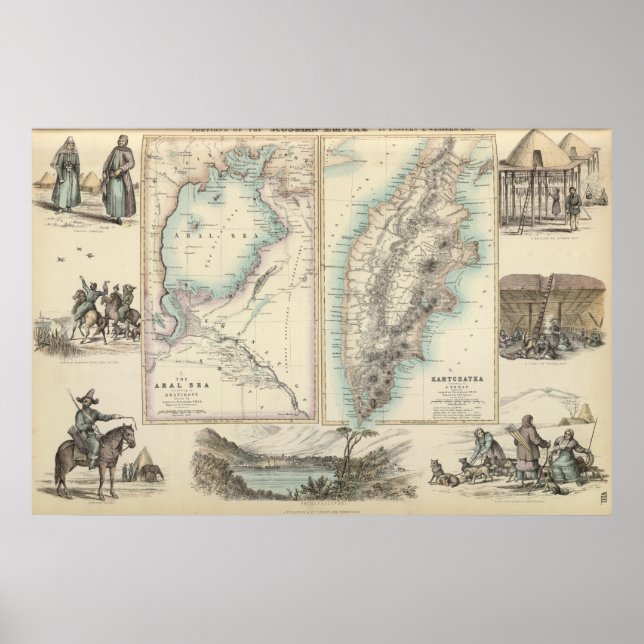 Russian Empire in Eastern and Western Asia Poster (Front)