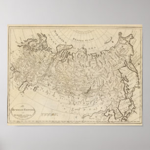 Russian Empire, in Europe and Asia Poster